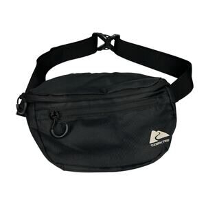 Ozark Trail Fanny Pack Belt Waist Bag Hiking Travel Black Nylon Ripstop Light